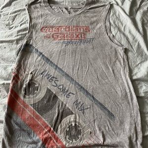 Disney Guardians of the Galaxy Gray Tank Top soft.